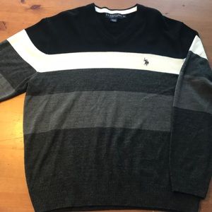 Men’s XL U.S. Polo Striped Sweater